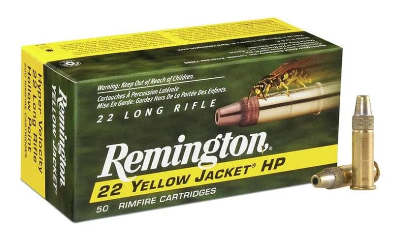 REMINGTON 22LR YELLOW JACKET HP, 33 GR. 1500FPS