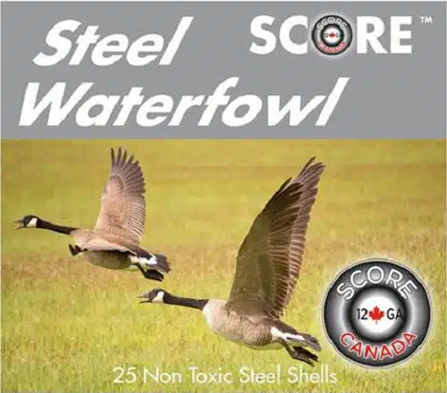 SCORE STEEL WATERFOWL 12 GAUGE 3'' STEEL 1-1/8oz 1550FPS #3