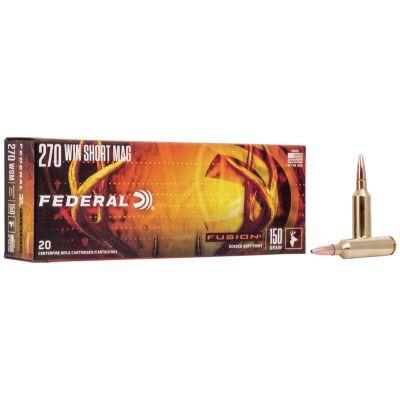 FEDERAL FUSION 270 WIN SHORT MAG , 150GR.