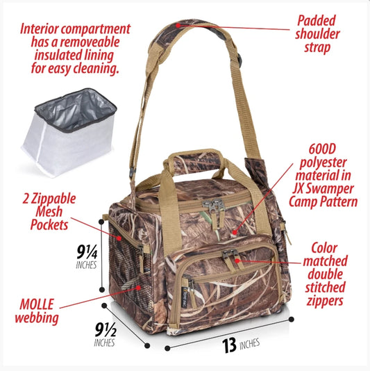 CAMO COOLER BAG WITH STRAP / EXTREME PAK