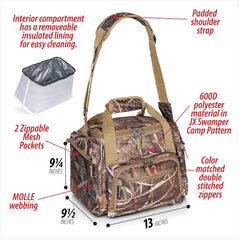 CAMO COOLER BAG WITH STRAP / EXTREME PAK