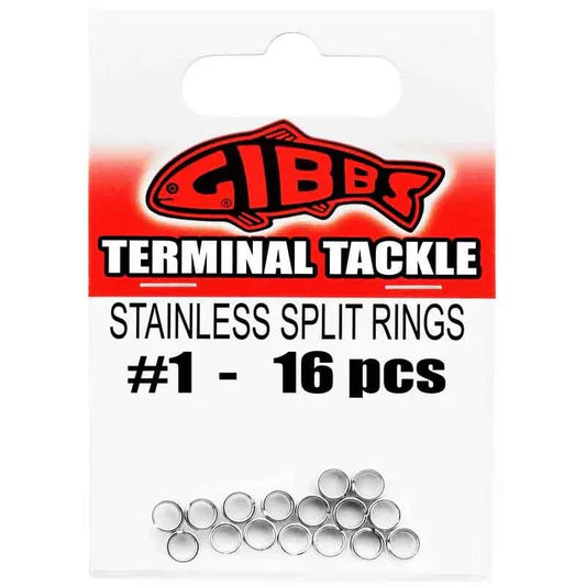 GIBBS TERMINALTACKLE STAINLESS SPLIT RINGS