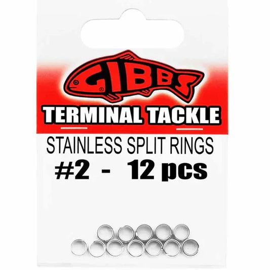 GIBBS TERMINALTACKLE STAINLESS SPLIT RINGS