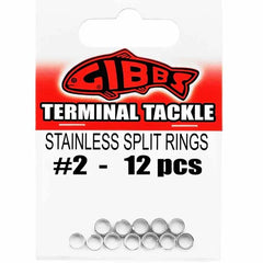 GIBBS TERMINALTACKLE STAINLESS SPLIT RINGS