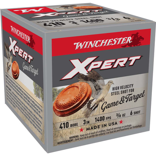 WINCHESTER XPERT .410GA. BORE , 3'' , 1400FPS, 3/8oz, 6SHOT