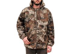 ZIPPERED FLEECE HOODED SWEATSHIRT / EXCALIBUR