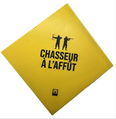 AFFICHE CHASSEUR À L'AFFÛT 12X12 / BUCK HUNTER