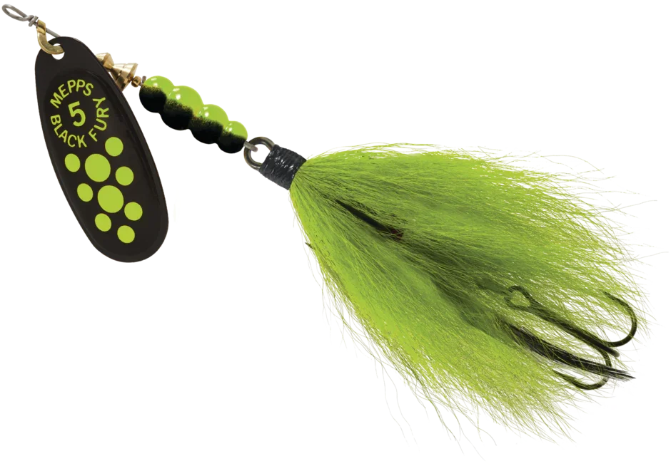 Black Fury Tandem #5 Chartreuse/Chartreuse Tail