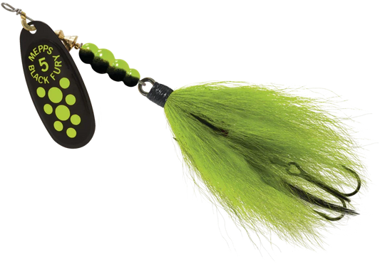 Black Fury Tandem #5 Chartreuse/Chartreuse Tail