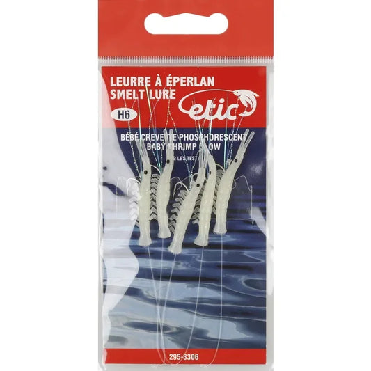 LEURRE À ÉPERLAN BABY SHRIMP GLOW