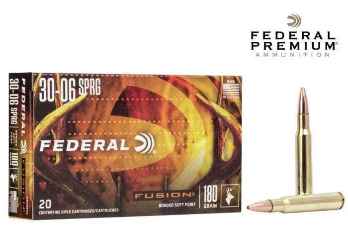 30-06 SPRG FEDERAL FUSION BONDED SOFT POINT 180GR