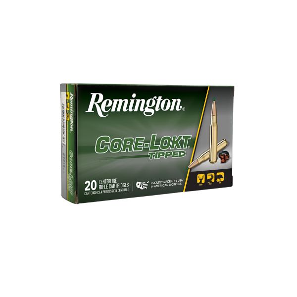 REMINGTON 30-06 SPRG, 165GR, CORE-LOKT TIPPED
