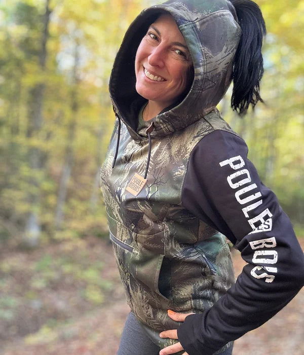 HOODIE CAMO PDB À COUETTE / POULE DES BOIS