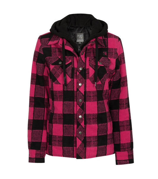 CHEMISE DE TRAVAIL ISOLÉE À CAPUCHON POUR FEMME / P&F