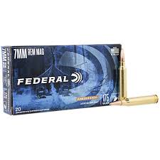 FEDERAL POWER-SHOK, 7MM REM MAG, JACKETED SOFT POINT