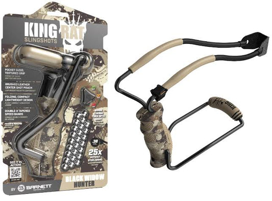 KING RAT SLINGSHOT - BLACK WIDOW HUNTER / BARNETT