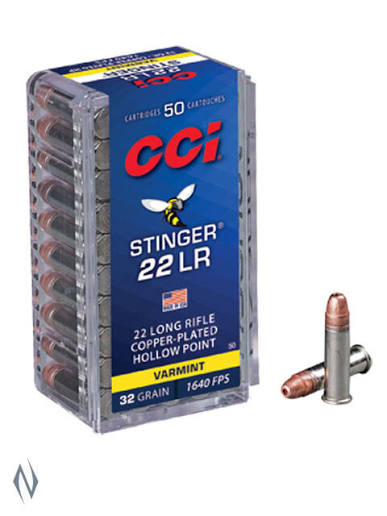 CCI 22LR STINGER 32GR, 1640FPS