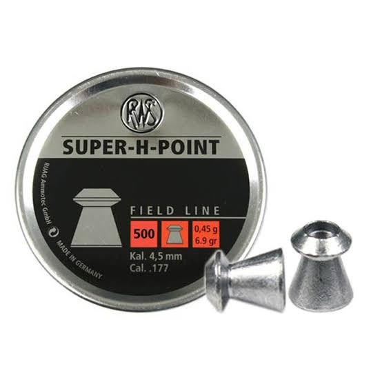 SUPER-H POINT .177 PELLETS - 500CT  / RWS