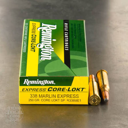 REMINGTON EXPRESS CORE-LOKT 338 MARLIN EXPRESS, 250GR,