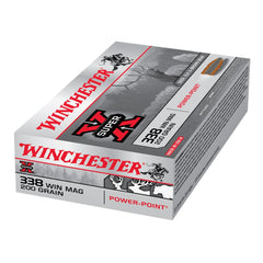 WINCHESTER SUPER-X POWER POINT 338 WIN MAG, 200GR