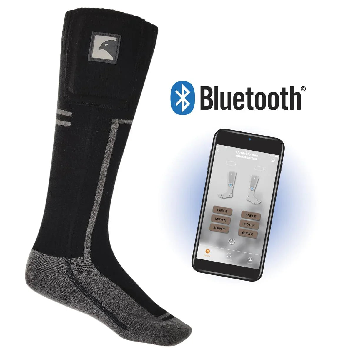 PELERIN BAS CHAUFFANTS BLUETOOTH