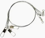 EAGLE CLAW STEEL LEADERS WITH BALL BEARING SWIVEL