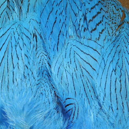 HARELINE SILVER PHEASANT FEATHERS