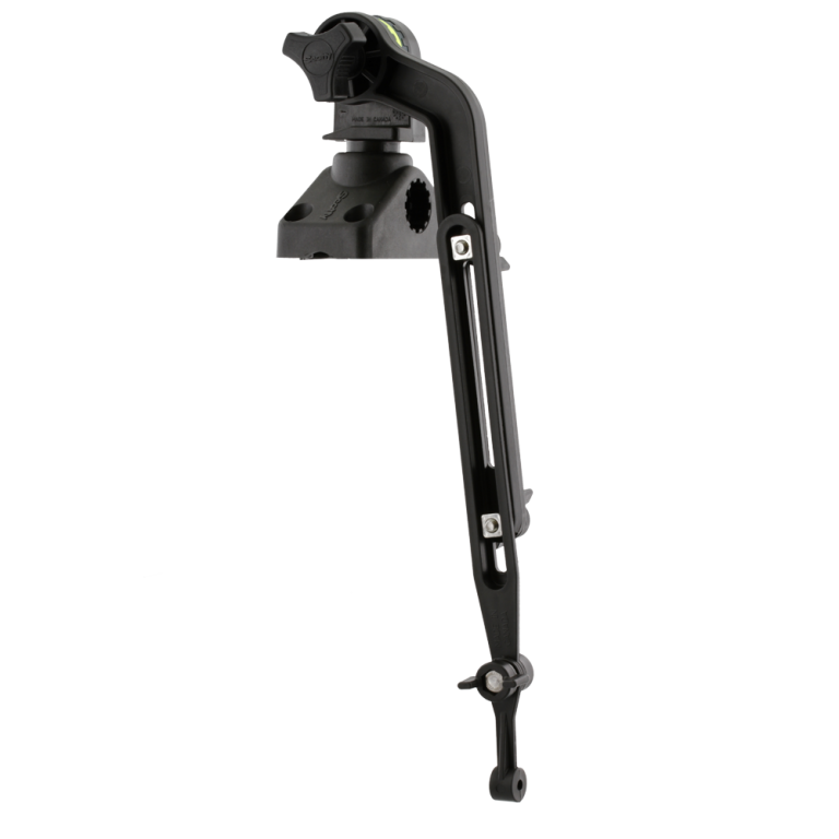 140- TRANSDUCER MOUNT WITH POST & SIDE DECK MOUNT / SCOTTY