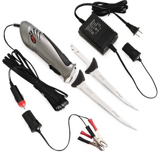 DELUXE ELECTRIC FILLET KNIFE SET / RAPALA
