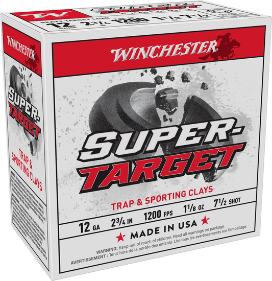 SUPER TARGET 12GAUGE 23/4'' 1200FPS 1 1/8oz #71/2 WINCHESTER