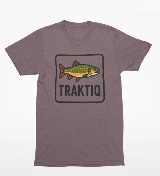 T-SHIRT TRUITE MOUCHETÉE  / TRAKTIQ