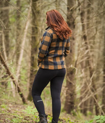 VESTE À CARREAUX FEMME BROWN / POULE DES BOIS