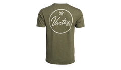 T-SHIRT MILITARY GREEN GOLF SCRIPT / VORTEX CANADA