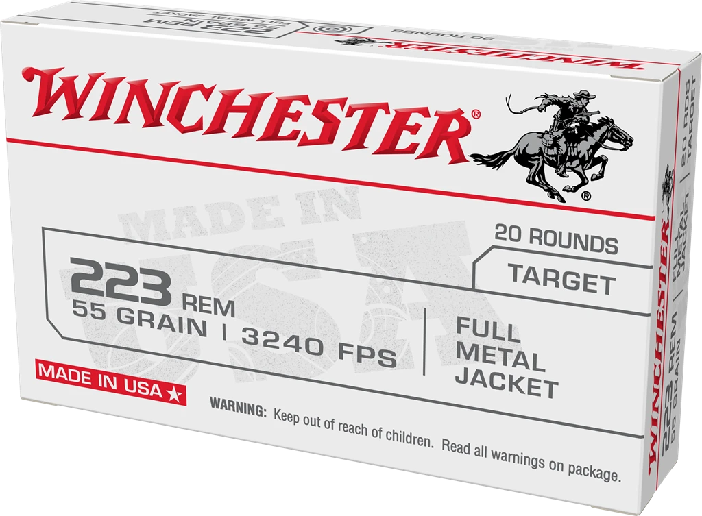 WINCHESTER 223REM, 55GR. , 3240FPS