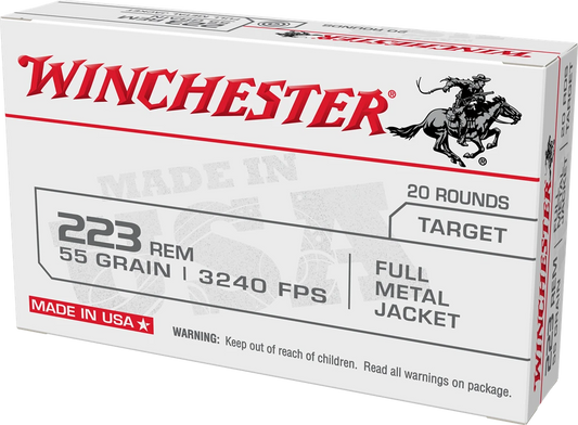 WINCHESTER 223REM, 55GR. , 3240FPS