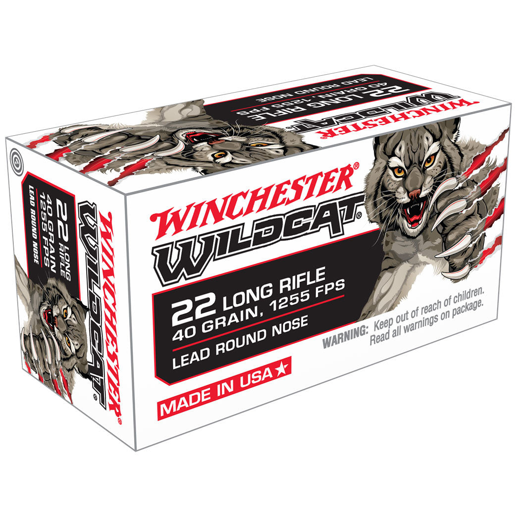 WINCHESTER WILDCAT 22 LONG RIFLE 40 GR.