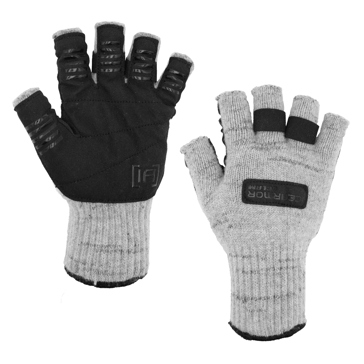 WOOLY FINGERLESS GLOVES / CLAM