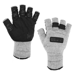 WOOLY FINGERLESS GLOVES / CLAM