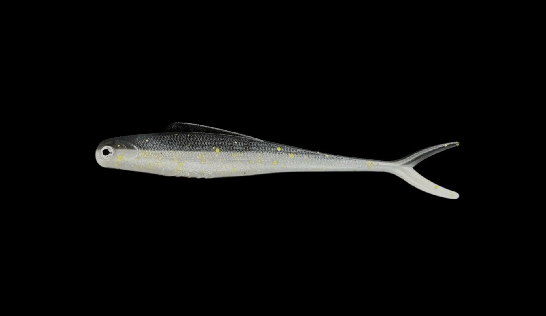 Miss Wally V-Tail 4,5" - Noir/Argent