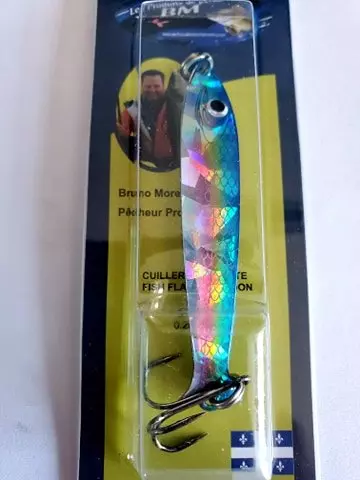 Fish Flasher Spoon - arc en ciel 4"