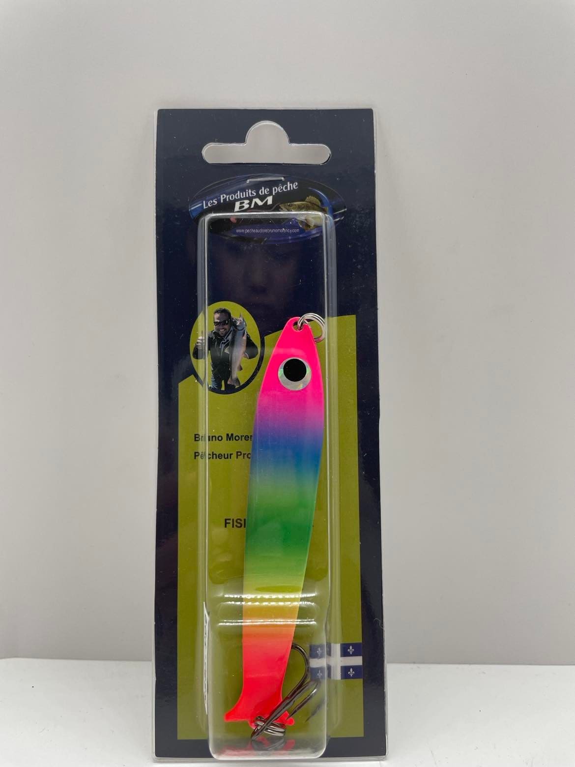 Fish Flasher Spoon BM - Rainbow-Mixes colors