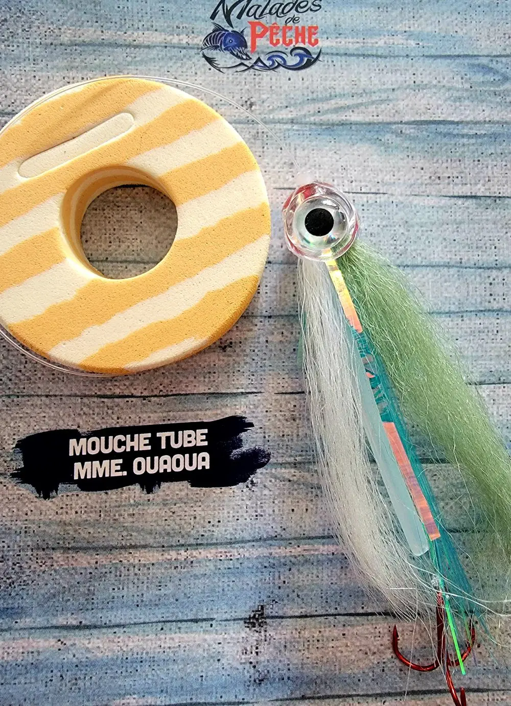 Mouche Tube Mme.Ouaoua-Malade de Pêche - Éperlan