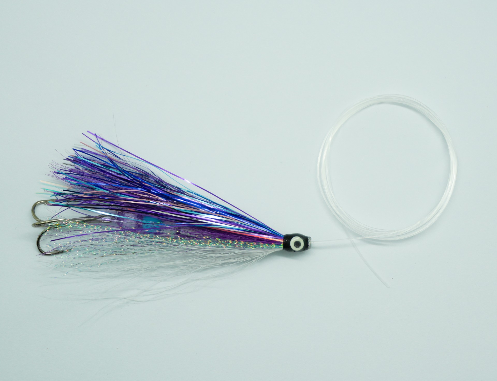 SB fishing-Mouche tube mauve/bleu