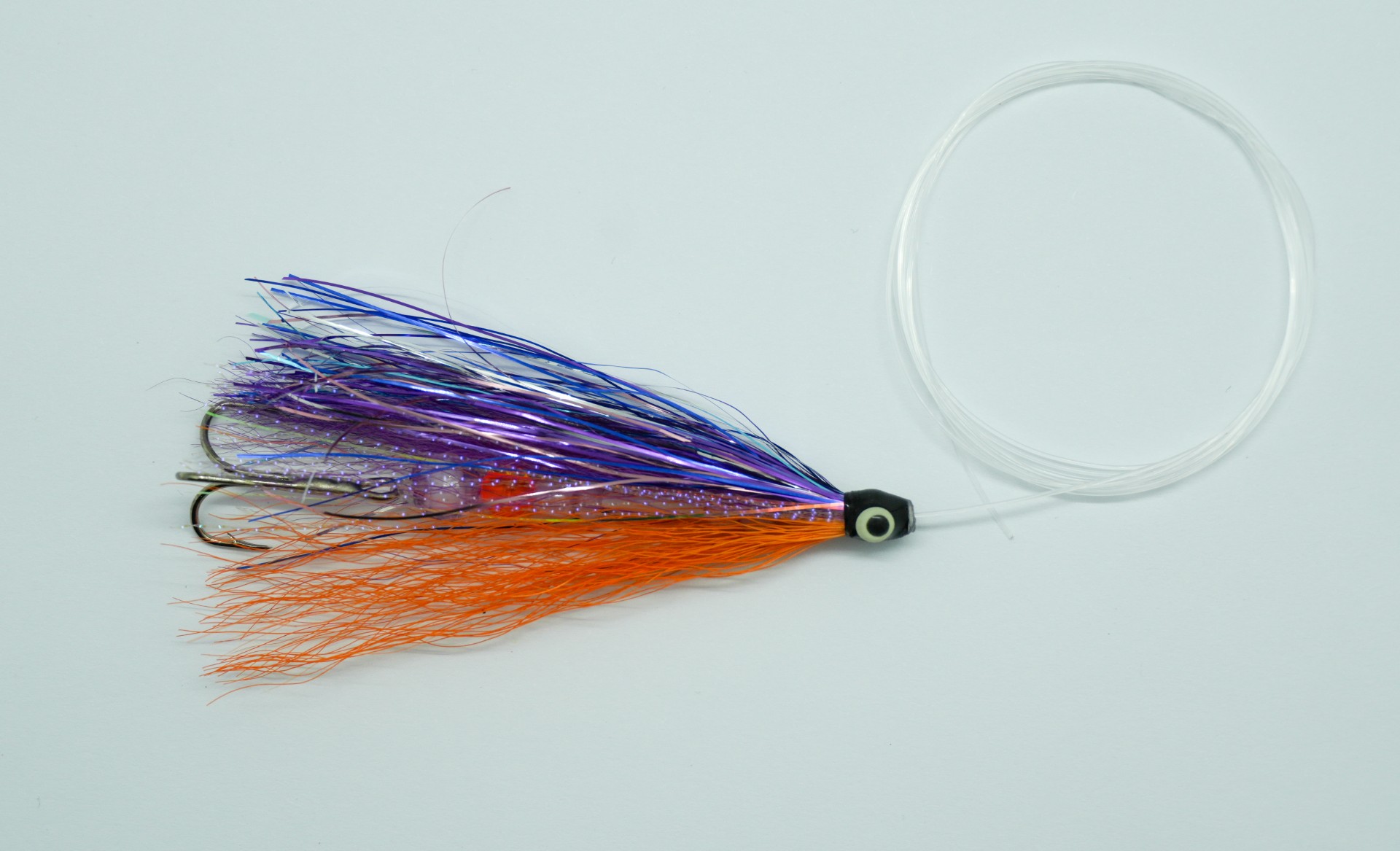 SB fishing-Mouche tube orange/mauve